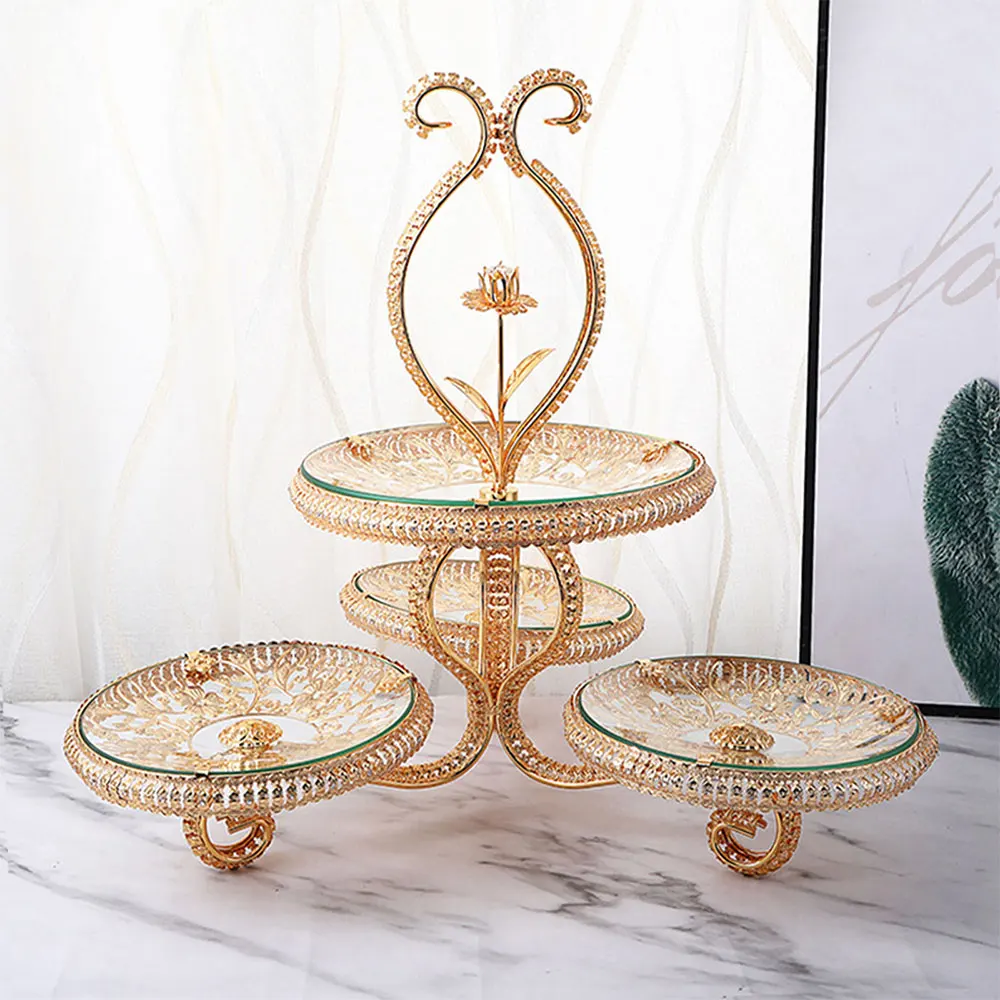 

Gold Cake Stand Fruit Cupcake Dessert Stand Display Holder Wedding Birthday Anniversary Party