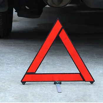 Triangolo di avviso di guasto di emergenza per auto Riflettente rosso per auto di sicurezza