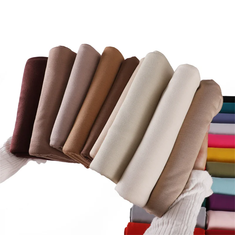 80*180cm Modal Rayon Cotton Hijab Women Scarf