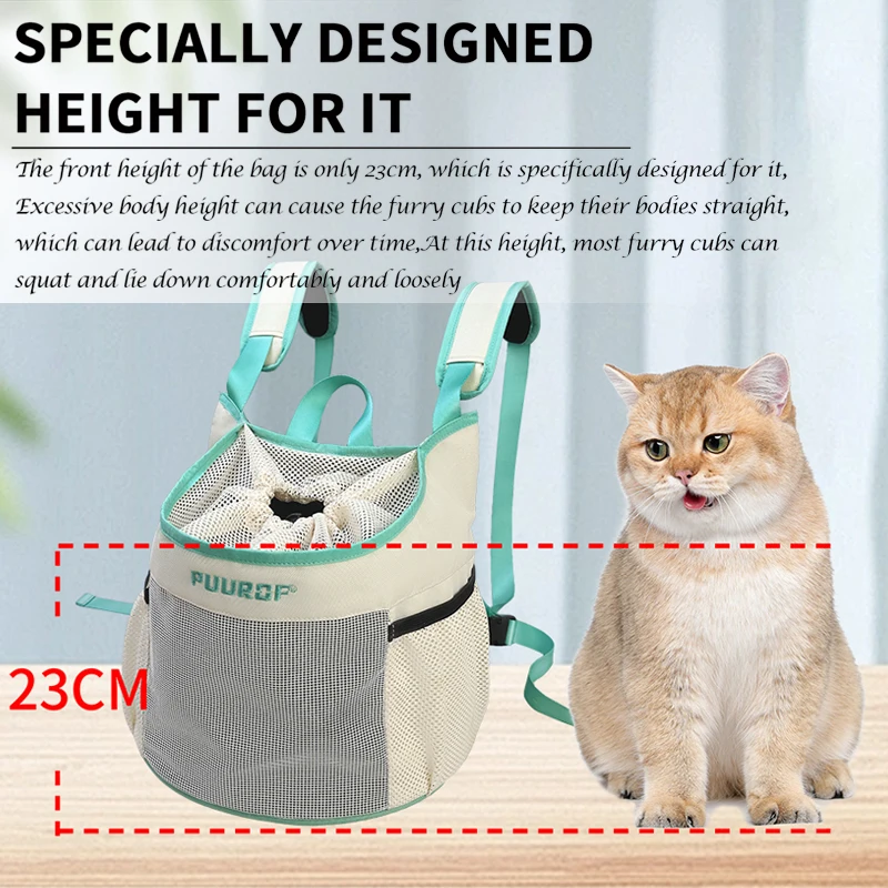 Bag for Cats Chest Dog Backpack for Small Dog Cat to Go Out Car bag pet carrier bag pet carrier backpack pet bag