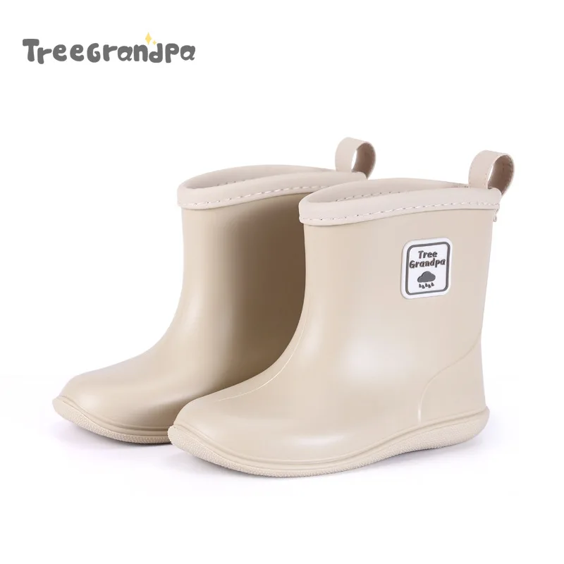 Children's Lightweight Mid-Calf Rain Boots - Soft Bottom Water Shoes