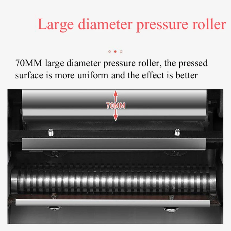 PBOBP Size Electric Pizza Press Machine Dough Pizza Base Roller Machine Base Making