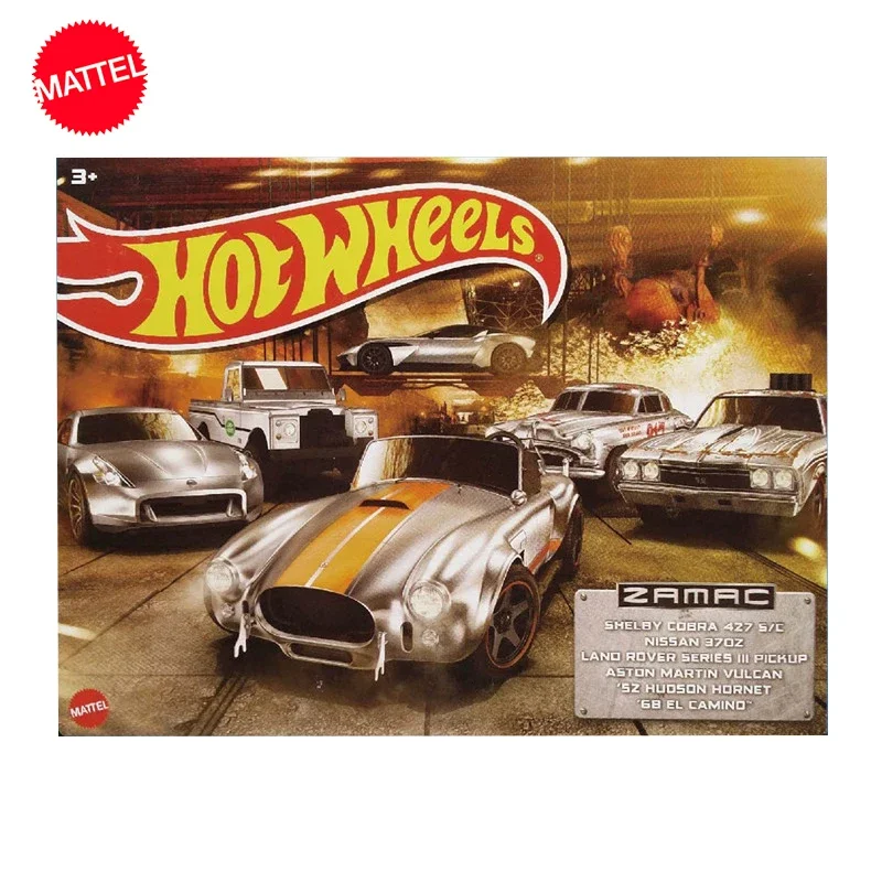 Original Mattel Hot Wheels Car 1/64 Diecast Toys for Boy 6Pcs