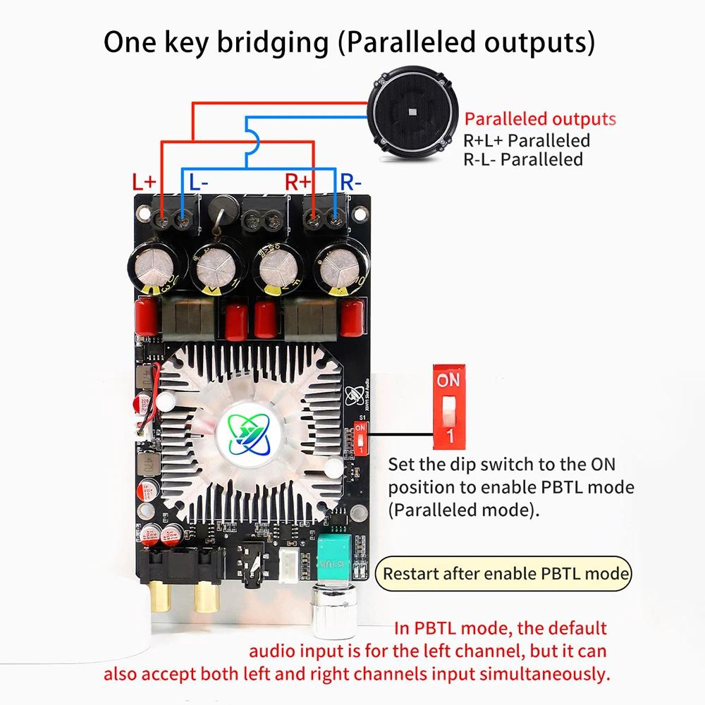 XY-AP2202 Pure Rear Stage Amplifier Board High Temperature HiFi
