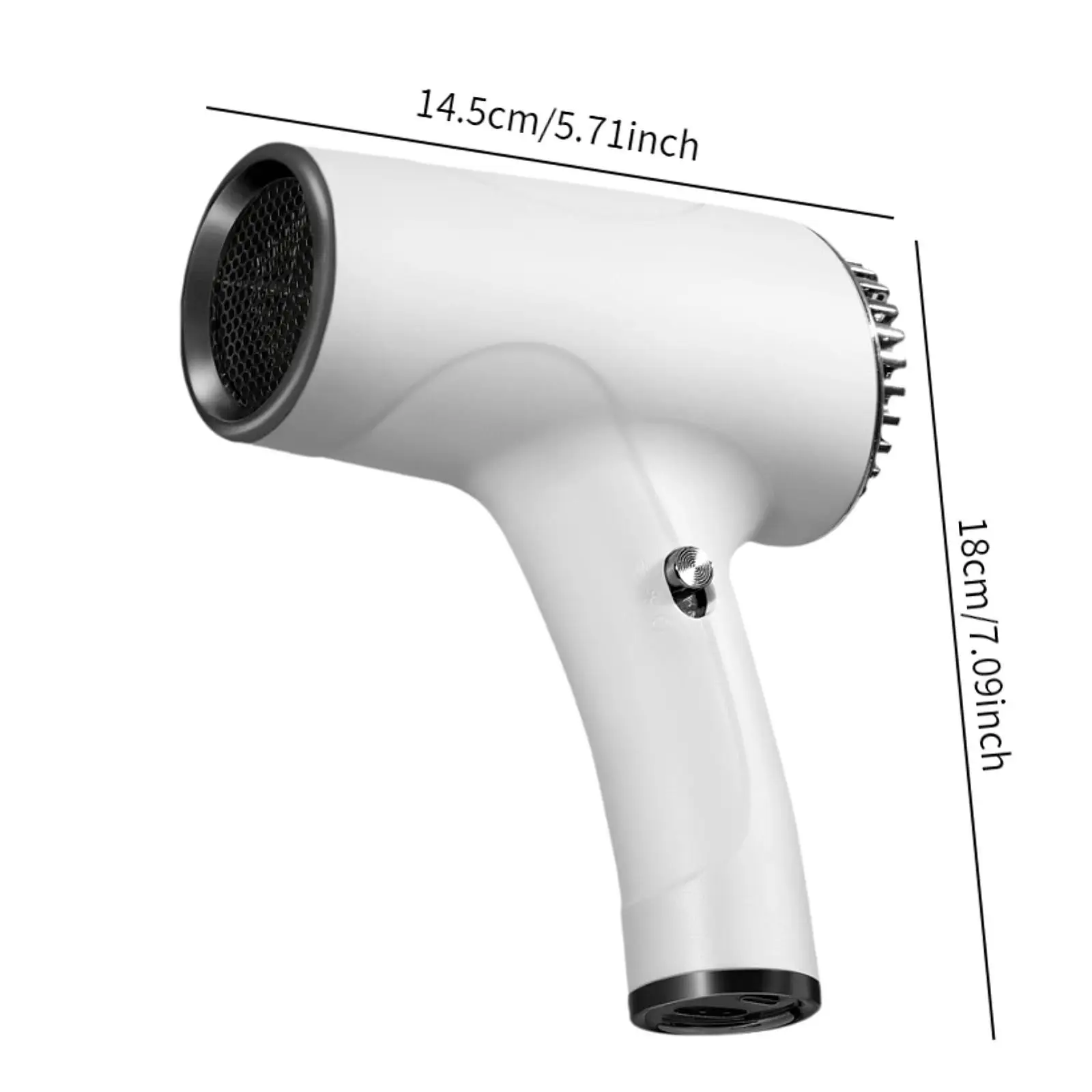 Rechargeable Cordless Hair Dryer Two Speeds Portable Powerful Blow Dryer for Home Dormitory Travel Use Rechargeable Cordless Hair Dryer Two Speeds Portable Powerful Blow Dryer for Home Dormitory Travel Use