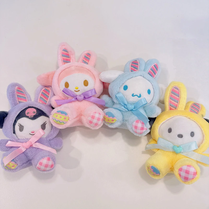 

15 см Sanrio мультфильм брелок плюшевая игрушка Kuromi моя мелодия почтовый помпон пурин Коричный милый мягкий