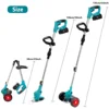 Cordless Electric Lawn Mower Foldable Grass Trimmer Adjustable Garden Pruning Cutting Power Tools For Makita/WOBERICH Battery 6