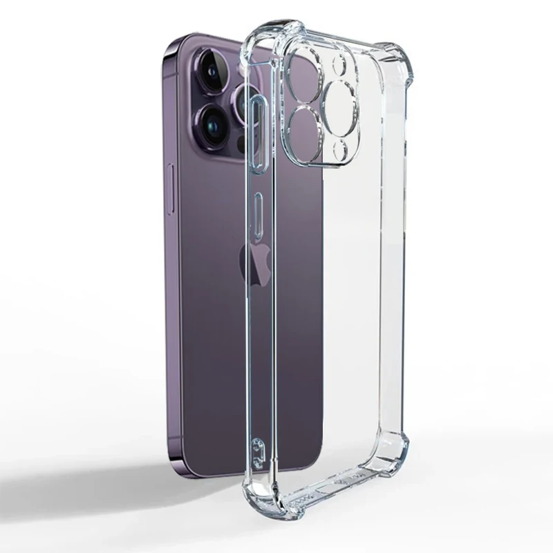Luxury Clear Shockproof Phone Case with Enhanced Protection