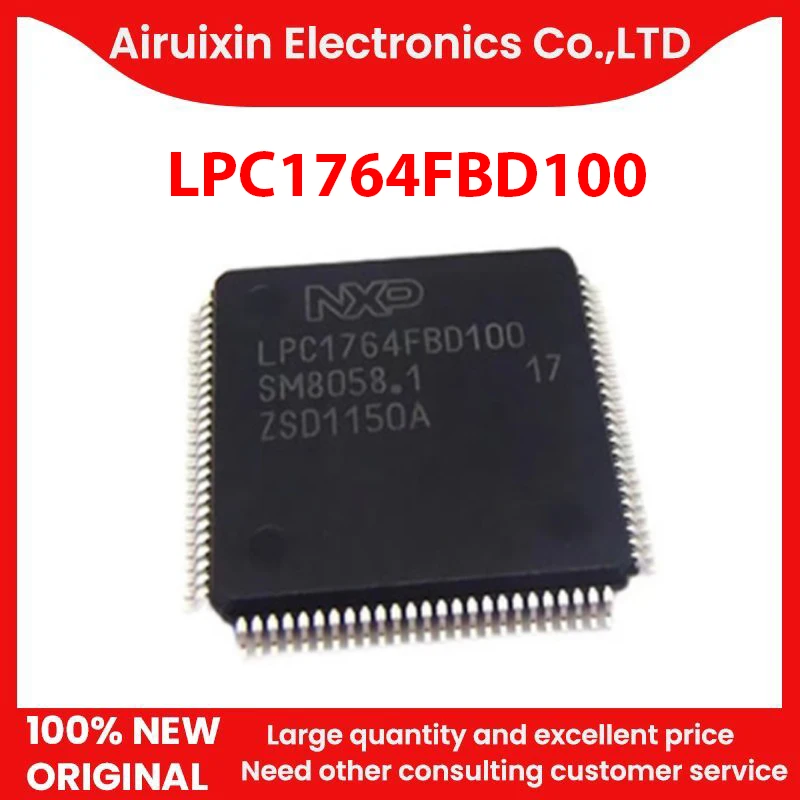 

100% новые и оригинальные LPC1764FBD100 TQFP100 1 шт./лот