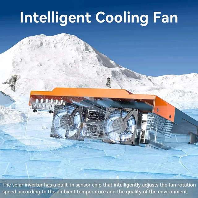 อินเวอร์เตอร์พลังงานแสงอาทิตย์แบบไฮบริด PowMr 1.6KW 3KW พร้อมตัวควบคุมการชาร์จ MPPT 80A ในตัว รองรับแรงดันไฟฟ้าสูงสุด 400VDC 12V 24V 220V อินเวอร์เตอร์คลื่นไซน์บริสุทธิ์ 1