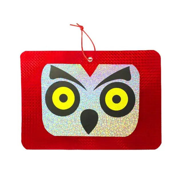 Madár Visszataszító Tabletta Lézer Fényvisszaverő Négyzet Alakú Macska Fej Kétoldalas Madártaszító Szerszám Erkély Madárriasztó Bagoly Visszaszorítás - Image 5