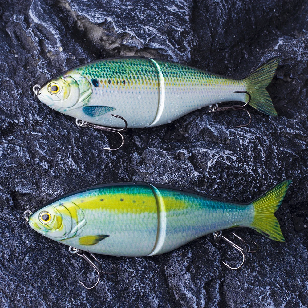 Fishing Lure Carp Fishing Bait 178mm 82g Shad Glider Swimbait Fishing Lures Hard Body Slow Sinking Jointed Bass Pike Lures Fishing Bait Tackle