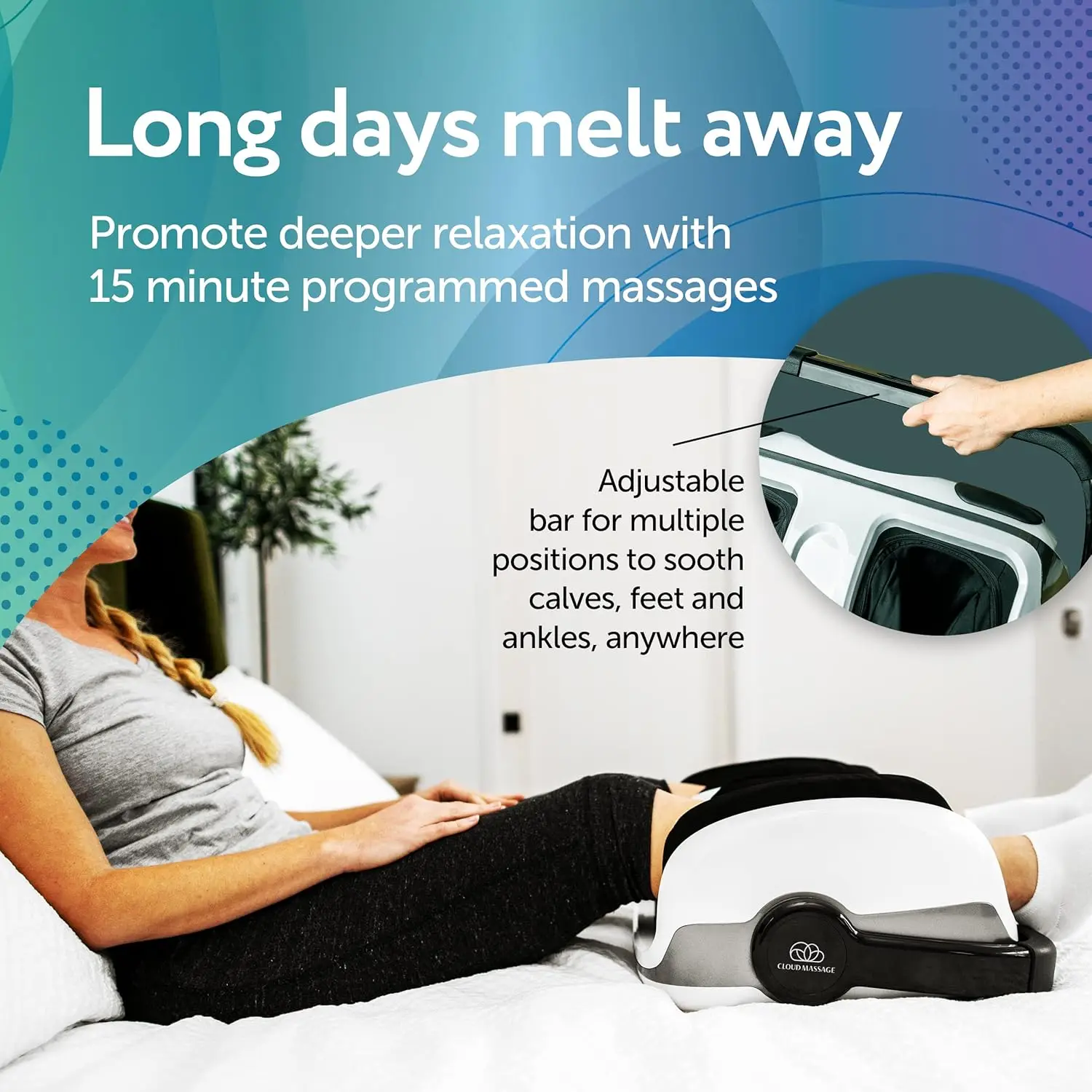Cloud Massage Shiatsu Foot Massager with Heat - Feet Massager for Relaxation, Plantar Fasciitis Relief, Neuropathy, Circulation, 6