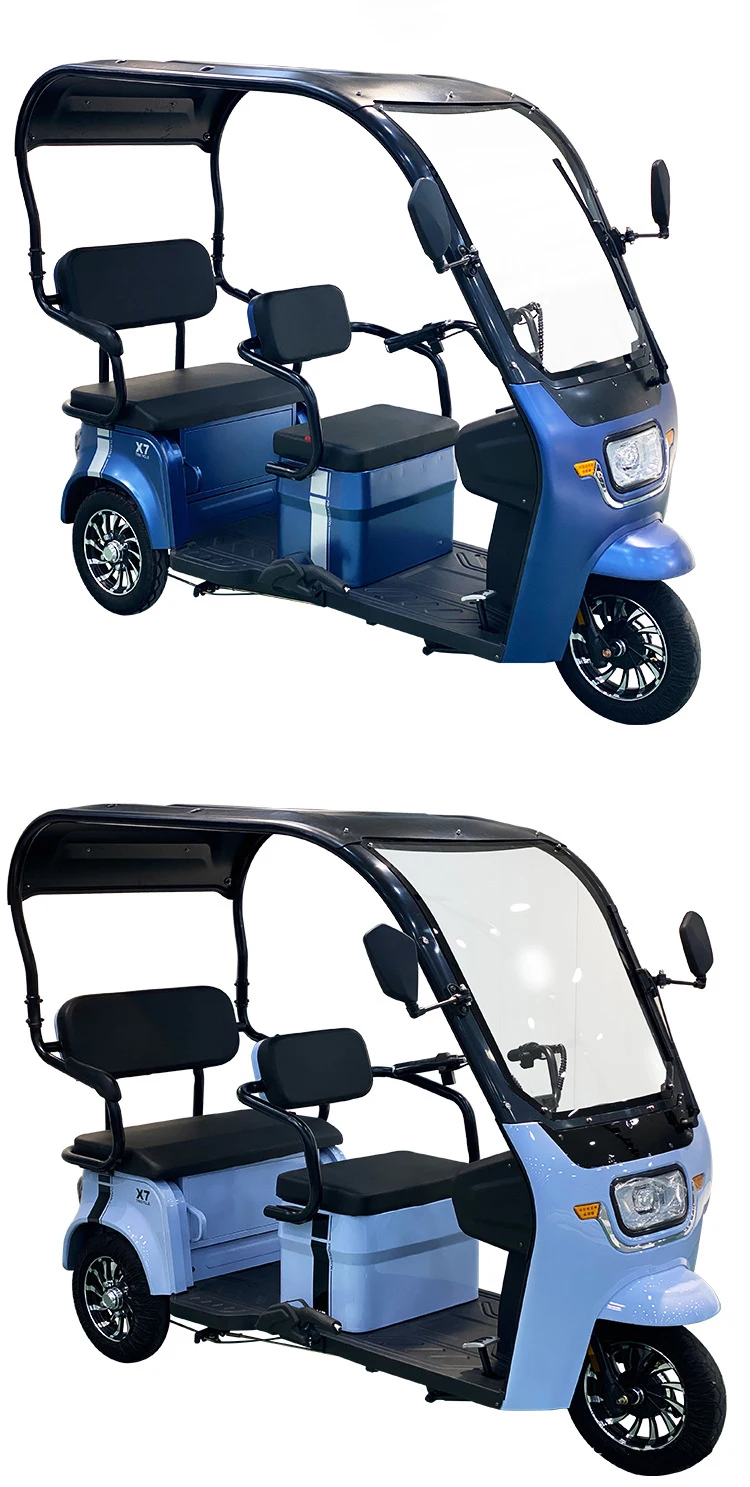 Erv E Bike With Roof EVERBRIGHT Adults E Trike Wheel Cargo Bike