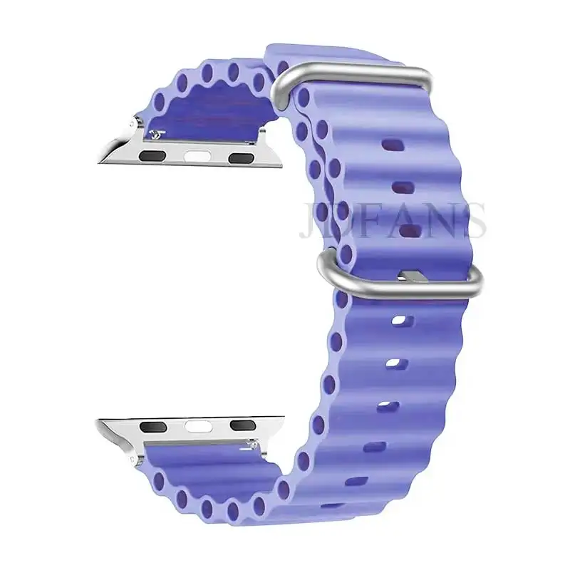 ตัวเลือกสินค้า เข็มขัดแท้ Apple Watch Ultra ยืดหยุ่น 49/44/45/41/40/38 มม.
