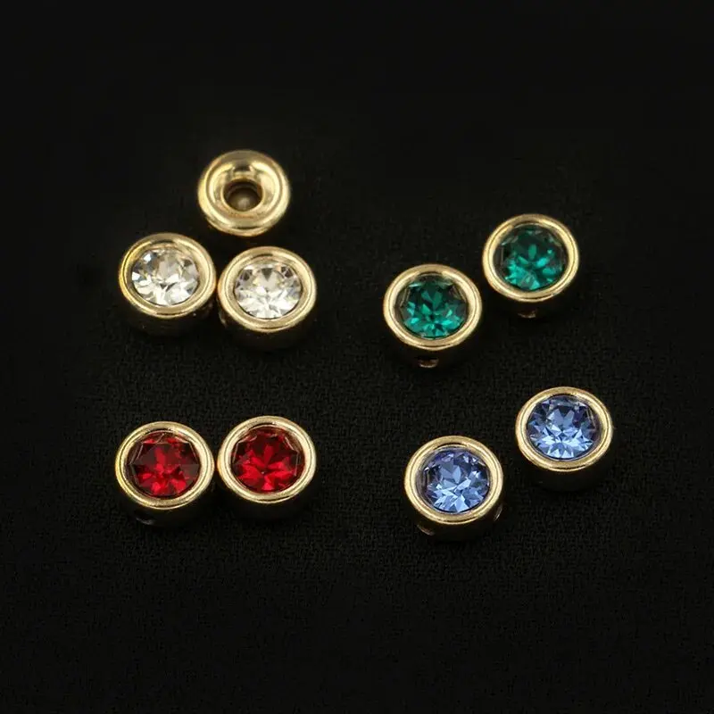 14K Gold gefüllte Perlen Zirkon Perlen Durchgangsloch 1,4 mm für Schmuck Halskette Herstellung Zubehör Gold Schmuckzubehör Rocailles – Detail 13