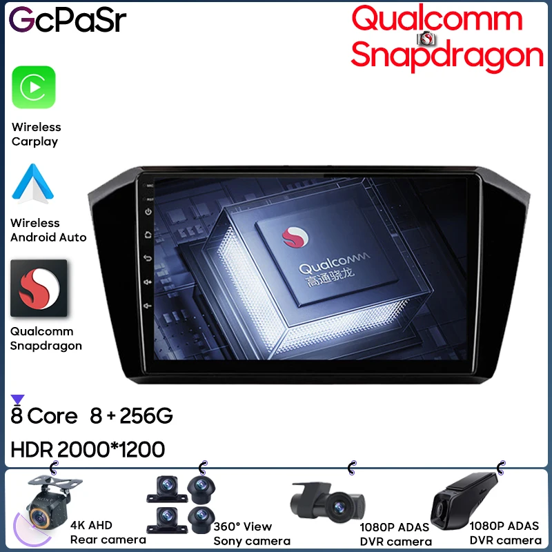 

Car Radio Qualcomm Android Player For VW Volkswagen Lamando 2015 2016 GPS Navigation Android Auto Stereo 5G Wifi Video DVD Head
