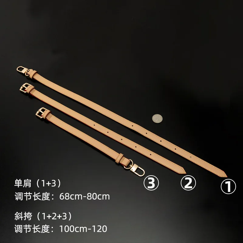 Custom Leather Bag Strap Adjustable Shoulder Straps Replacement Crossbody Long Bag Belt Women Handbag Belt Accessorise 100~120cm