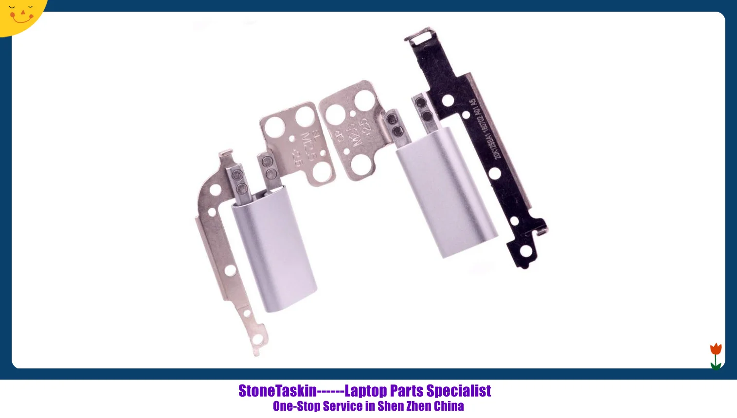 Right & Left LCD Hinges kit Replacement for Dell Inspiron 13 7368 7378 7375 P69G 360 Degree Axis Screen Hinge.jpg