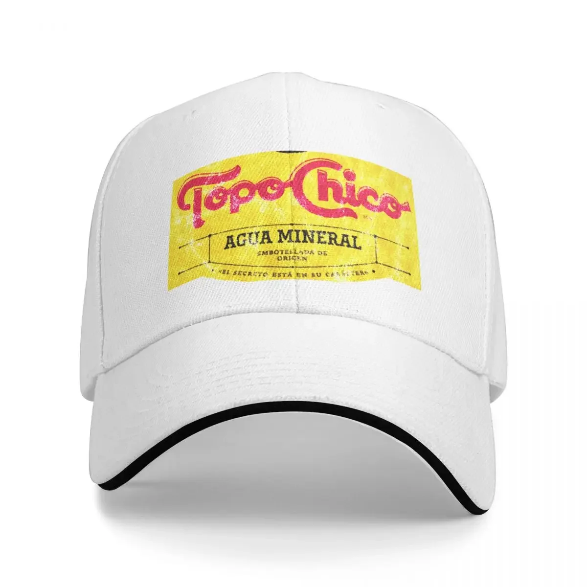 

Topo Chico agua mineral worn and washed logo (sparkling mineral water) Classic Cap Baseball Cap golf Man hat Women's