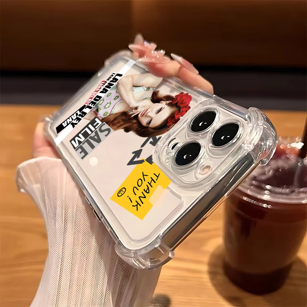 Lana Del Rey Anti-Fall Clear Phone Case