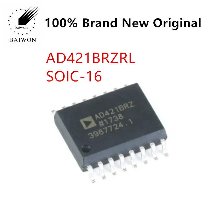 

AD421BRZRL SOIC-16 Loop Powered Digital to Analog Converter (DAC) Chip