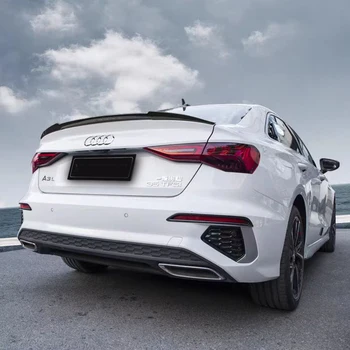 Per Audi A3 S3 RS3 8Y 2021-2024 Berlina Auto Spoiler Posteriore Ala Baule Posteriore Tetto Lip Spoiler Cap Ala di Coda Tuning Accessori Auto
