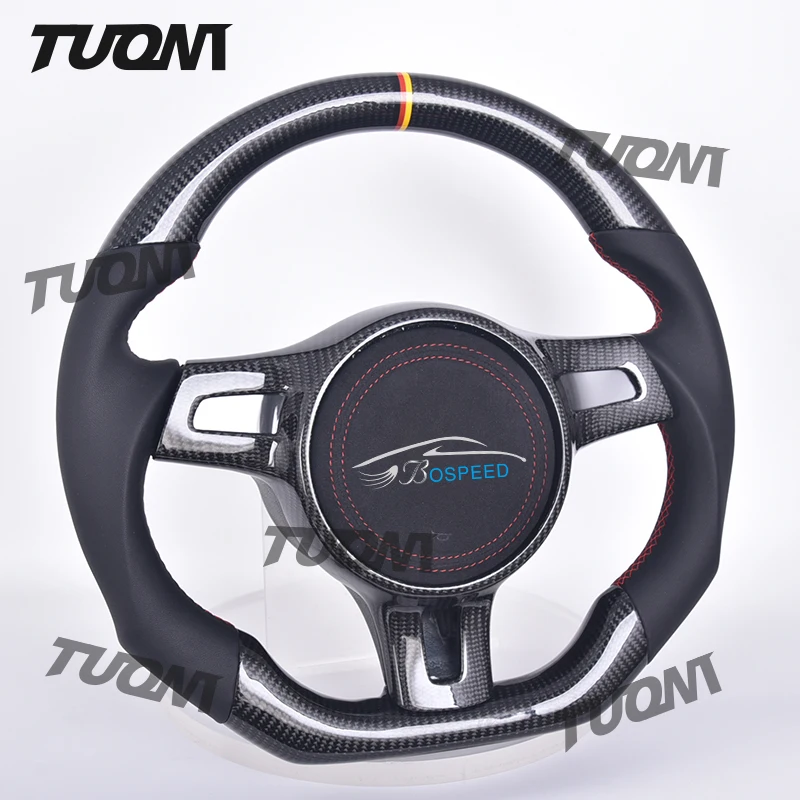 

Cars Carbon Fiber Steering Wheel Fit For Porsche Cayenne Macan 997 Panamera 911 958 970 Taycan 957 955 944 987 718 Sports