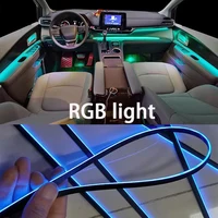 6/10/14/18 in 1 Led Car Ambient Lights RGB 213 64 Color Acrylic Strips Symphony Streamer Interior Rainbow Atmosphere Lamp Kit - Image 5