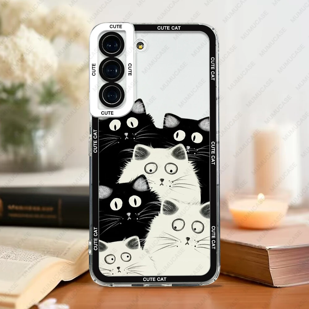 Adorable Cat Soft Cover Phone Case