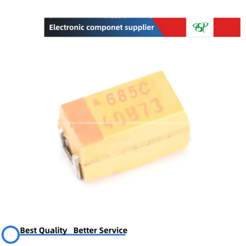 10pcs 6.8UF 685 16V 20V 25V 35V 50V A B C D 3216 3528 6032 7343 10% SMD 685C 685D 685E 685V 685T Patch tantalum capacitor