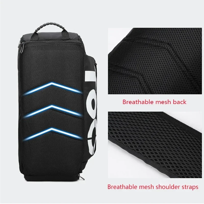 New Sport Gym Bag Men Women Outdoor Waterproof Separate Space For Shoes pouch Fitness  Hide Backpack sac de 6