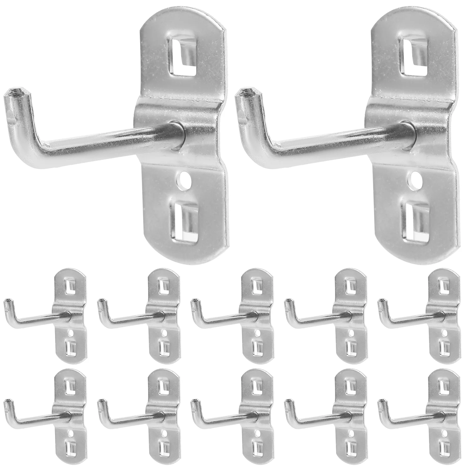 

12 Pcs Tool Hook Display Shelf Exhibition Rack Hooking Ordinary Cabinet Peg Hooks Iron Pegboard