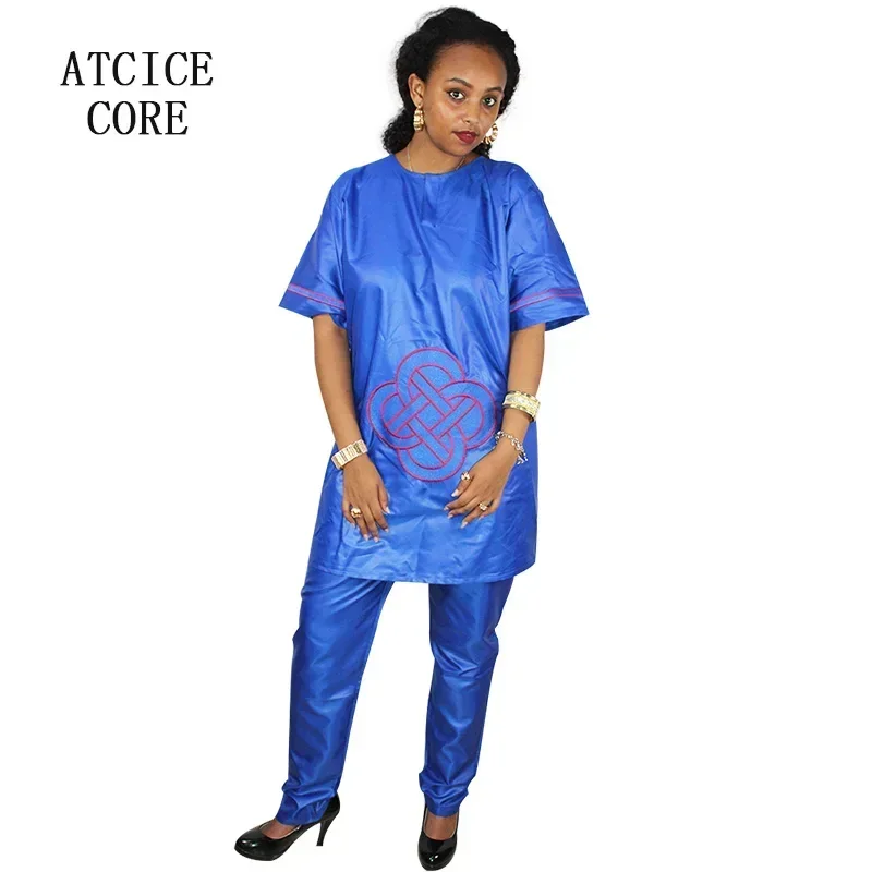 

Африканские платья для женщин Bazin, дизайнерское платье с вышивкой, длинное платье