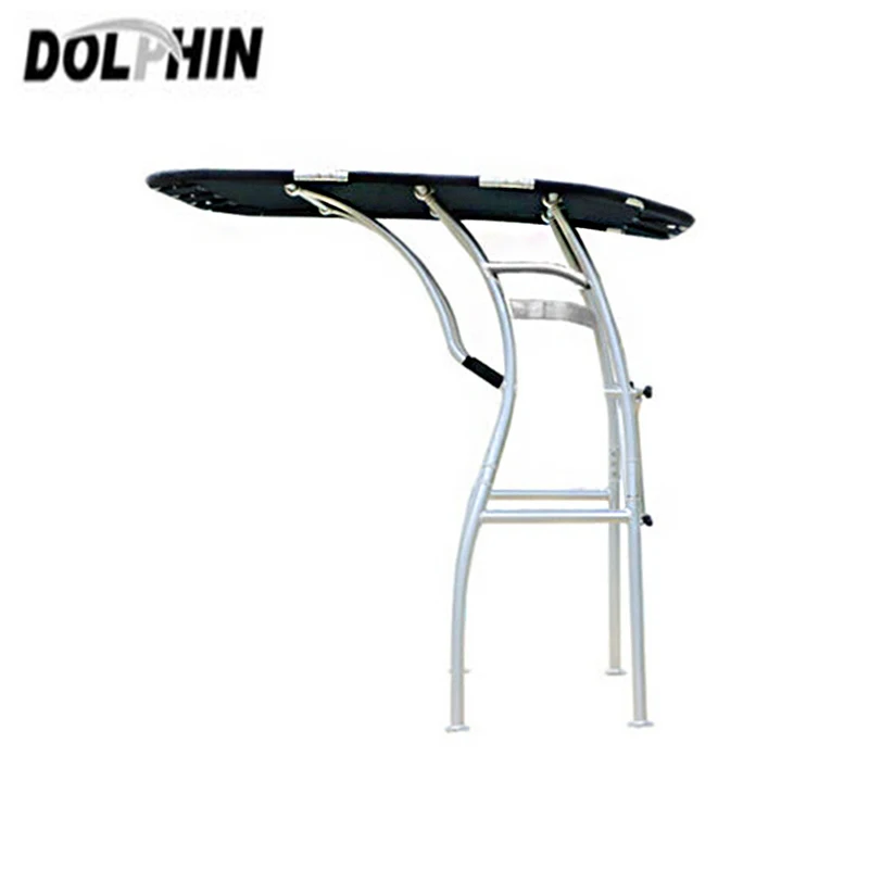 Dolphin Sunshade Pro3 Boat T top anodized frame W/ black canopy Center