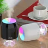 USB Air Humidifier Atmosphere Light Fragrance Intelligent Spray Colorful Aromatherapy Diffuser Humidifier for Car Home-C 3