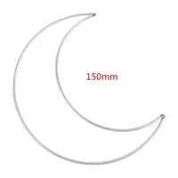 Moon Dream Catcher Macrame Material Accessories Crafts Accessory for DIY Home Living Room Wall Decoration 1