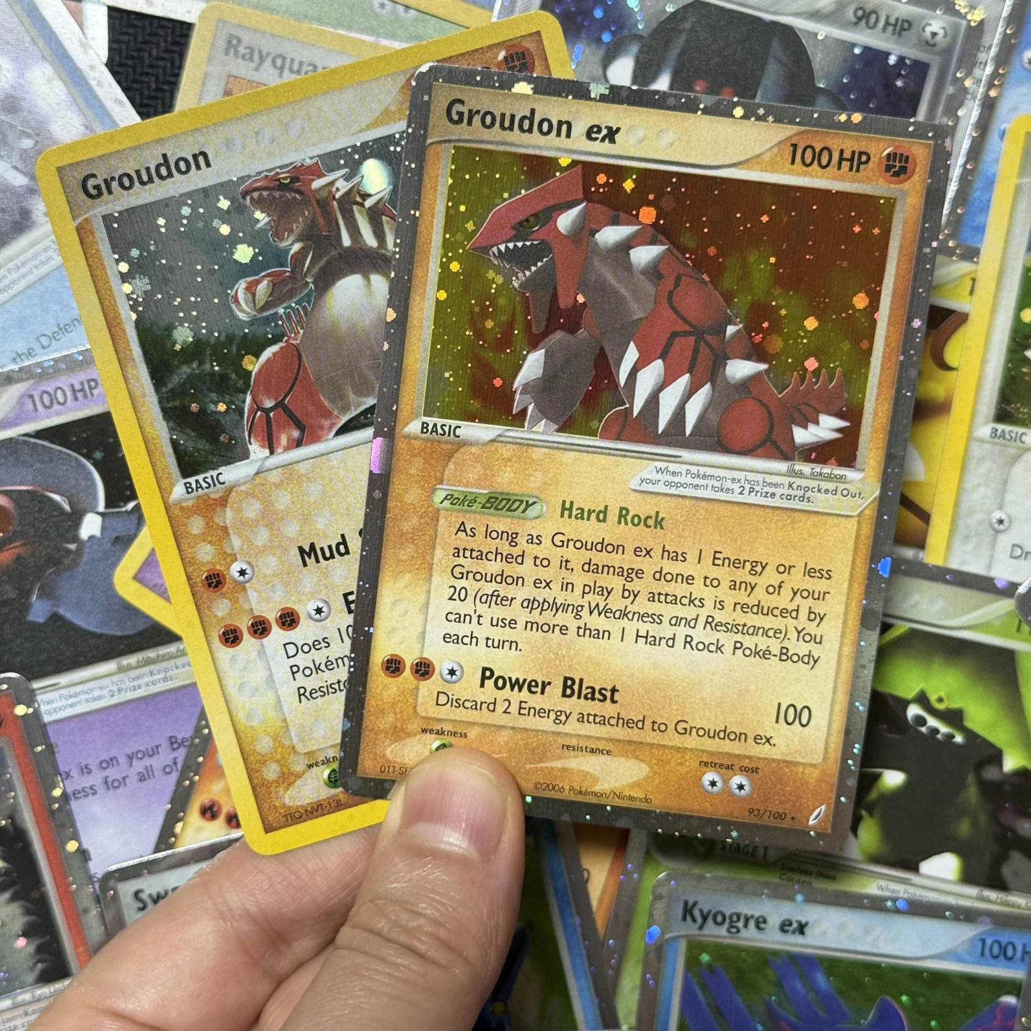 Holographic Proxy Cards Collection: Crystal Guardians Alakazam, Star Celebi & Charizard, Supreme Victors Rayquaza & Zapdos