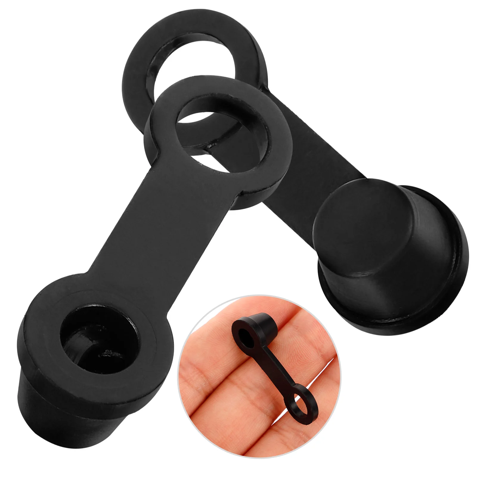 Caliper Dust Boot Brake Accessories Automotive Deflation System Grease Bleeder Caps Rubber 10 Pcs