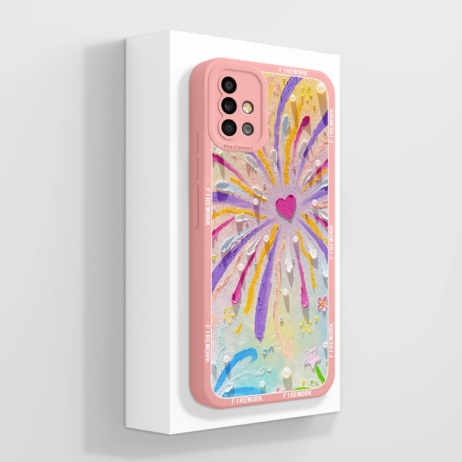 Vintage Flowers Shockproof Silicone Phone Case - Soft Liquid Back Cover