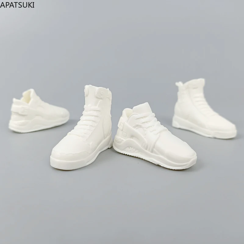 Doll Shoes White Fashion Sneakers For Ken Doll