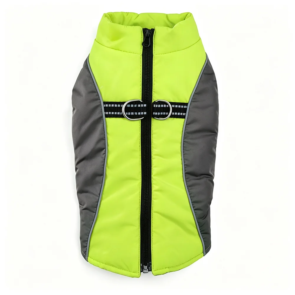 Winter Dog Clothes For Small Dogs Cats Waterproof Pet Warm Reflective Vest Jackets With D-ring Chihuahua French Bulldog Coats