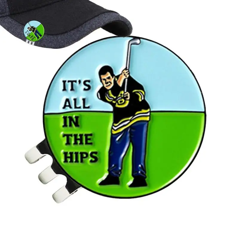 Dark Humor Hint Style Golf Caps Decor Clamp Meme "THAT'S WHAT SHE SAID" Funny Golf Marker Magnetic Hat Clip For Ball Mark