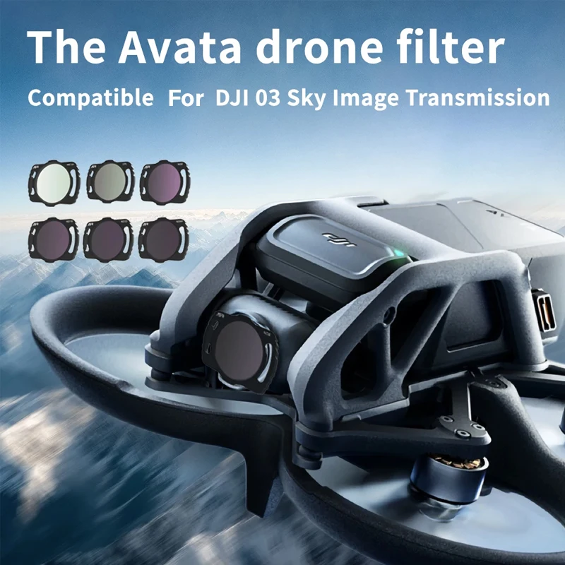 Adjustable Camera Filter for DJI Avata O3 Sky End ND Filter Set UV CPL ND 8/16/32/64 Polarizer Lens Filter Kit Drone Accessories