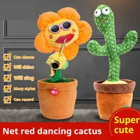 New Dancing Twist Cactus Toys  Boys And Girls Babies Who Can Learn To Talk Baby Boom Racy Sound Recording Dolls Interesting 1