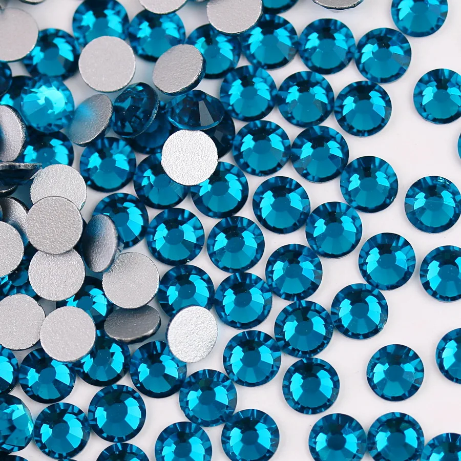 Elegant Assortment of Colorful Glass Crystal Flatback Rhinestones for DIY Nail Art and Crafts
