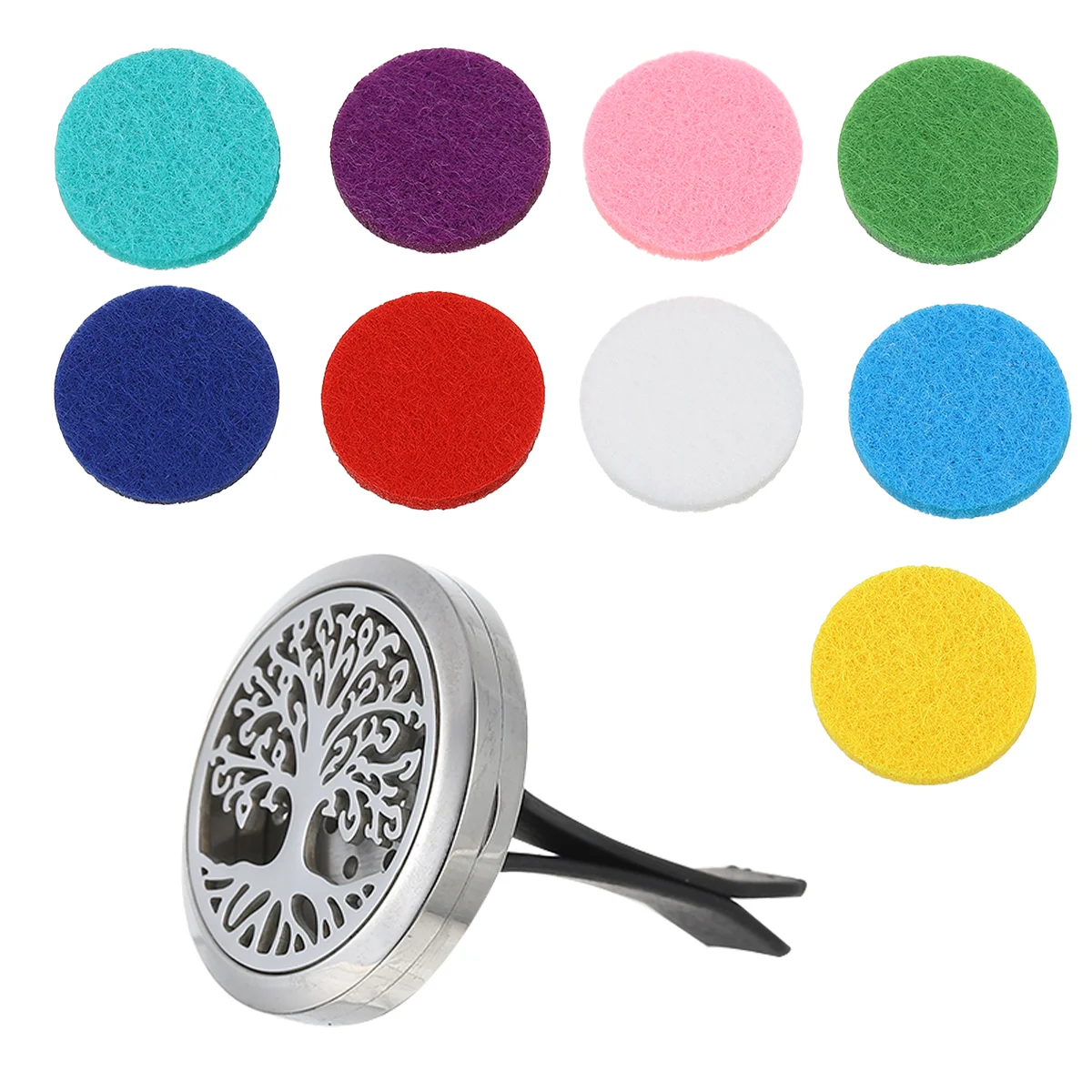 

Car Aromatherapy Clip Car Diffuser Perfume Stainless Steel Decoration Vent Freshener