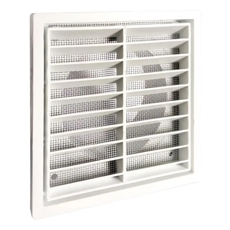 

Vent Louver Louvered Air Return Grille with Fly Screen Air Return Grille with Fly for Bathroom Kitchen Ventilation Wall Ceiling