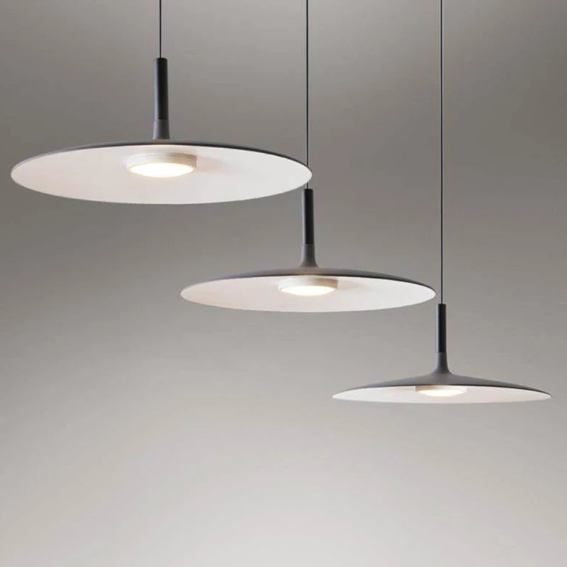 

Modern Simple Pendant Lights Nordic LED Ceiling Lamps For Living Room Creative UFO Personality Cafe Single Head Bar Chandeliers