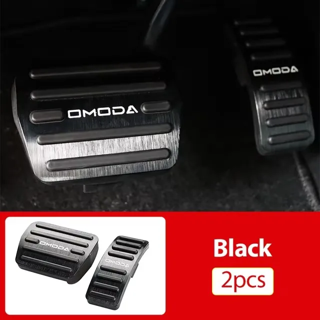 Pedali In Alluminio Antiscivolo Per Chery Omoda 5 C5 FX (2022-2025) – Set Acceleratore E Freno, Con Strisce Di Gomma
